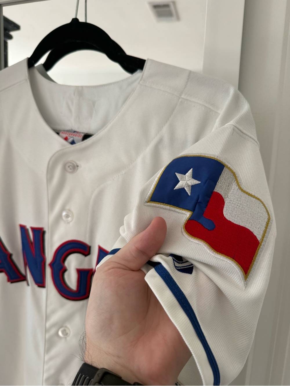 Majestic Authentic Ian Kinsler #5 Texas Rangers MLB Jersey White Size 44 - Picture 5 of 7
